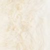 white fluffy rug closeup