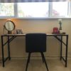 foldable work table and chair with mirror