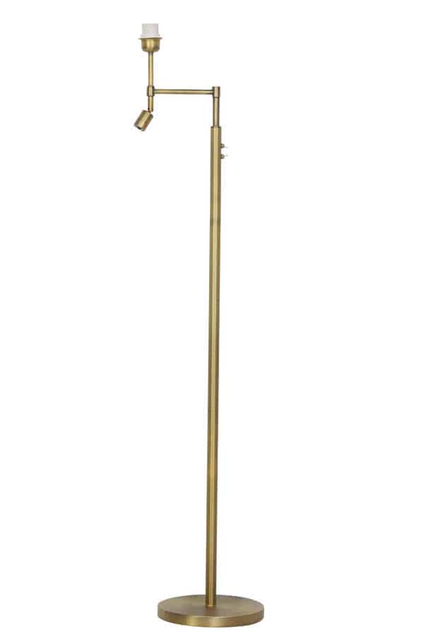 tall gold lamp stand