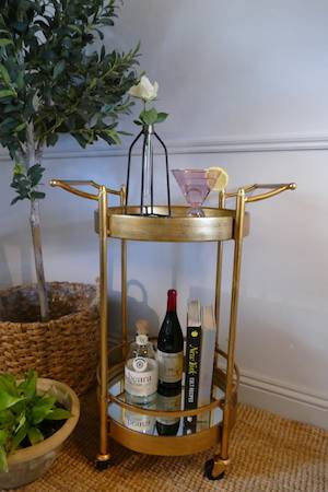 'THE BECCAH' DRINKS TROLLEY