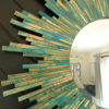 turquoise and gold mirror