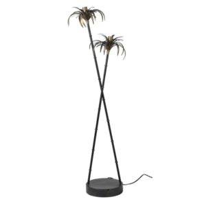 PALM TREE FLOOR LAMP ON WHITE BACKGROUND