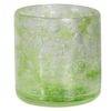 Lime Bubble Candle holder ON WHITE BACKGROUND