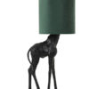 giraffe table lamp on white background