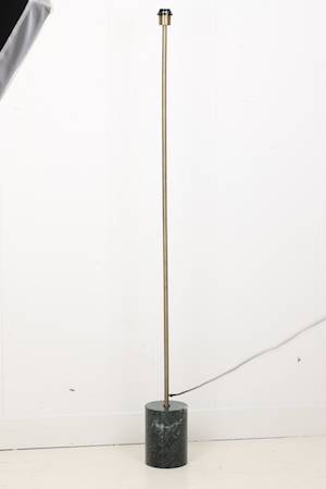 marble floor lamp on a white background