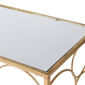 GOLDY LOOPS CONSOLE TABLE MIRROR