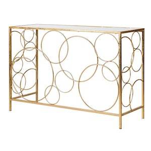 GOLDY LOOPS CONSOLE TABLE