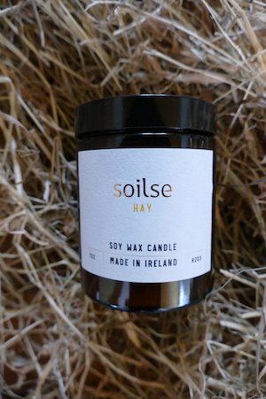 soilse candle - hay