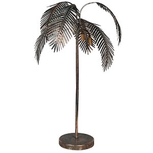 Palm Tree Lamp on White background