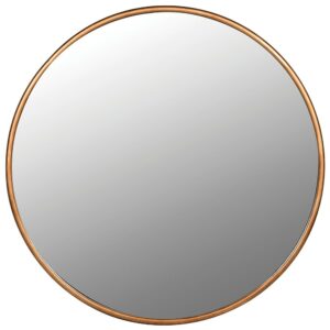 Large Gold Rim Mirror