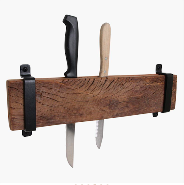 Farmwood Knife Holder with knives