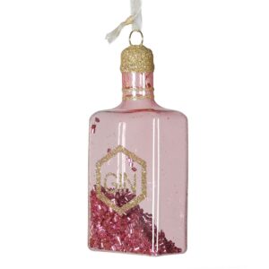 Pink Gin Bottle Tree dec