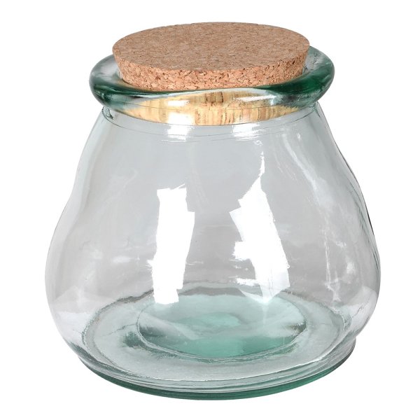 RECYCLED GLASS JAR