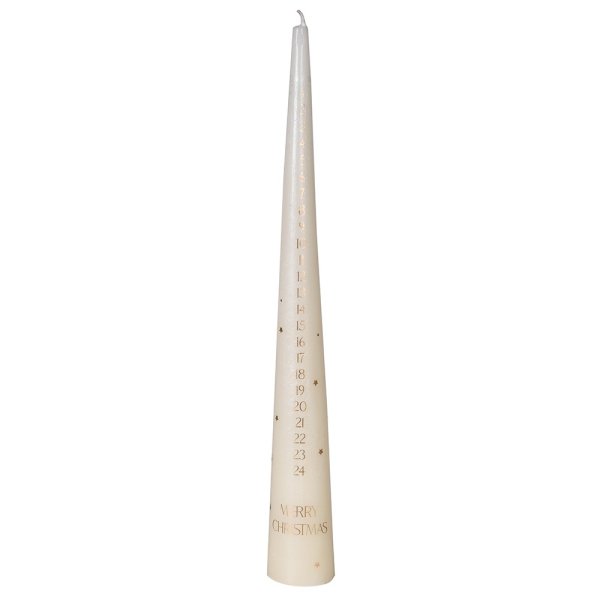 Ivory Tapered Advent Candle