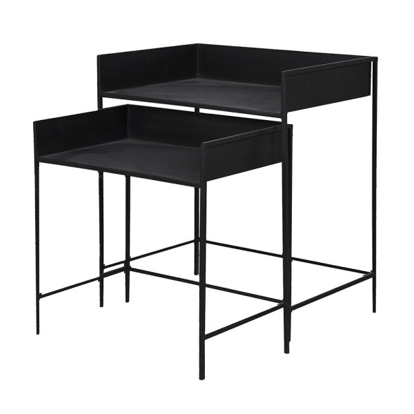 S2 BLACK METAL TABLES