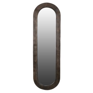 oval mirror flat