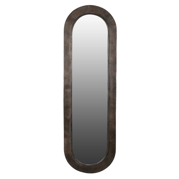 oval mirror flat
